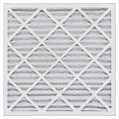 aerostar 20x20x1 merv 8 - 6 count - high efficiency pleated hvac furnace amp air conditioner filters - removes dust lint mold amp allergy-causing pollen