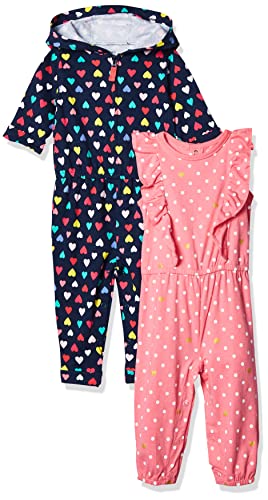 Carter's Baby Girls' One Piece Romper (2 Pack)