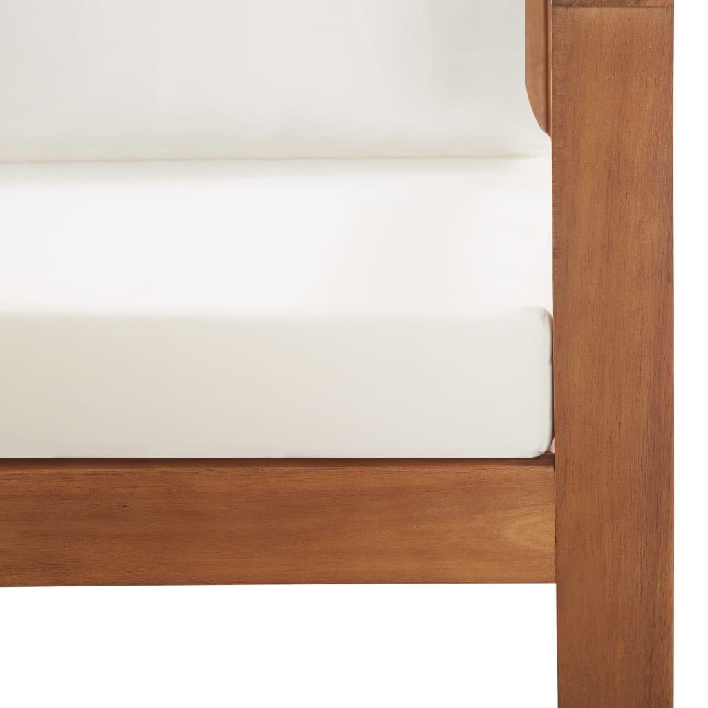 vidaXL Muebles de Jardín 4 Piezas con Cojines Mobiliario Muebles Terraza Decoración Casa Hogar Bricolaje Balcón Sillas Mesas Madera Acacia Maciza