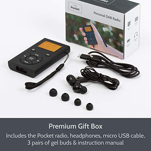 DAB Radio, DAB Plus Radio Klein Digitalradio mit Wiederaufladbarem Akku, Persönliche Tragbares Radio, Mini Radio DAB/DAB… - Image 8