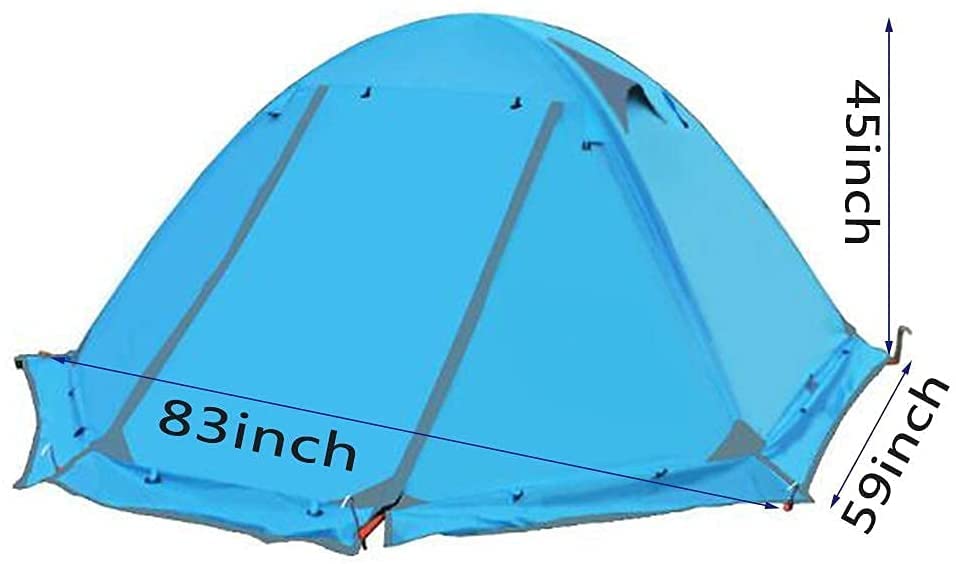 Camping Tent, Family Waterproof Tent Hiking Outdoor miniatura 2