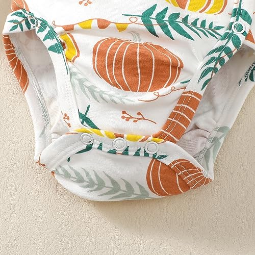 DEFAHN Baby Side Snap Bodysuit Kimono Onsies Newborn Boy Girl 3-Pack 100% Cotton Basic Pattern Kimono Bodysuits3