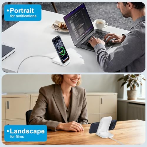 Samsung Foldable Fast Wireless Charging Stand Android Charger with Adapter — view 6