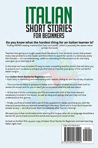 Italian Short Stories for Beginners: 20 Captivating Short Stories to Learn Italian & Grow Your Vocabulary the Fun Way! (Easy Italian Stories) - Image 2