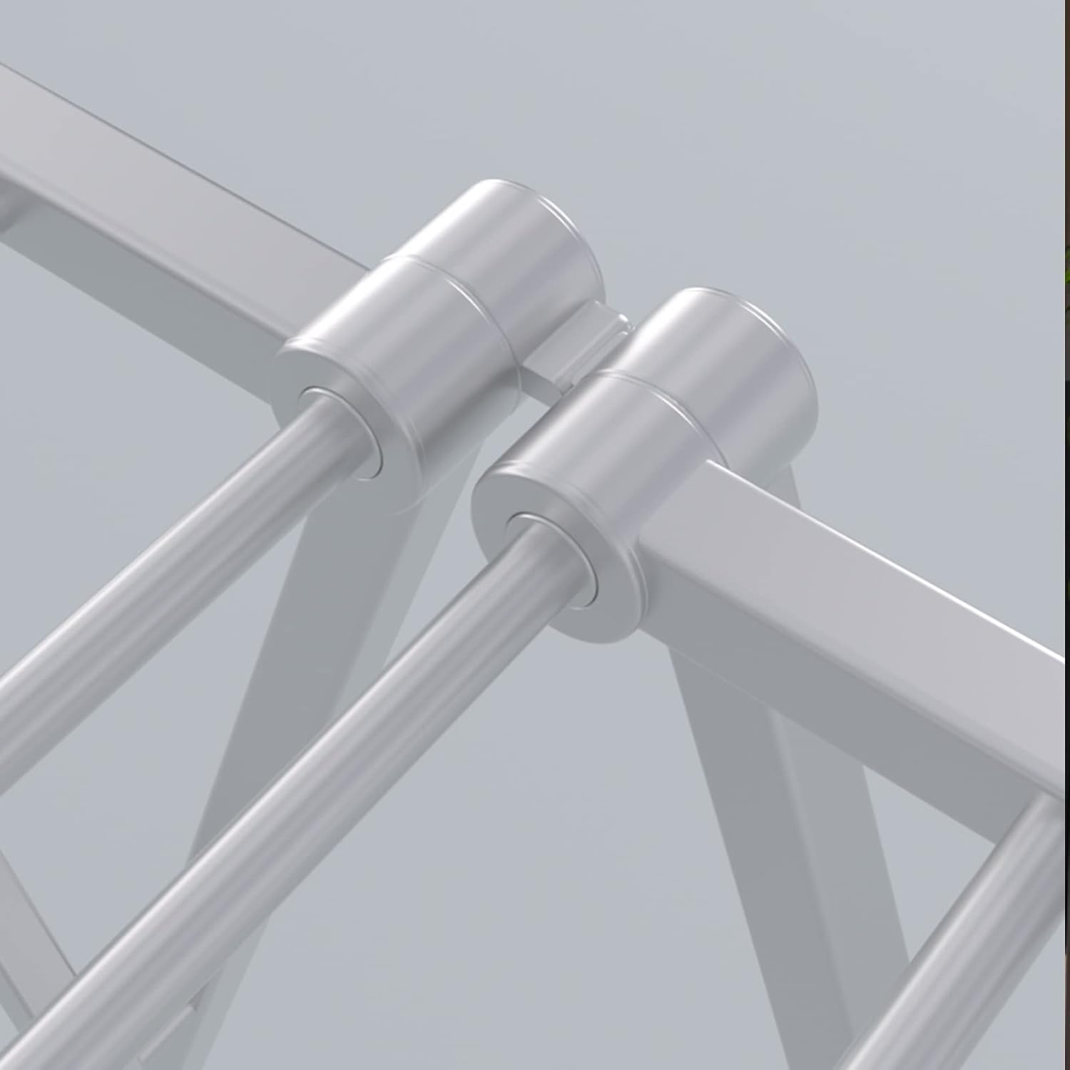 Portable Folding Clothes Drying Rack - Adjustable Aluminum Alloy Clothes Airer for Outdoor Use, Space-Saving Clothes Hanger for Sheets, Quilts, and Garments