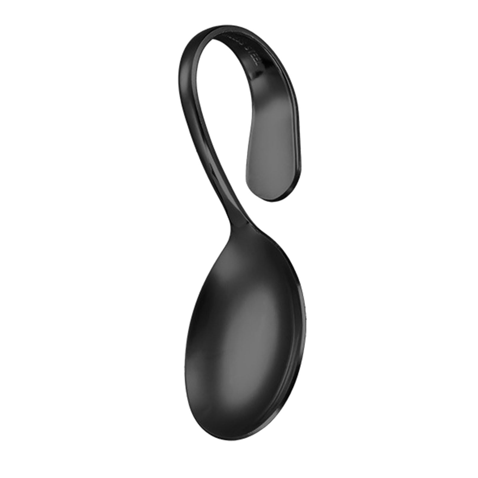 Tsophreniq Premium Metal Textured Spoon for Social Gatherings and Ethnic Cooking Presenting Smooth Profile Tableware Rustless Bend Spoon