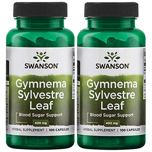 Swanson Gymnema Sylvestre Leaf 400 mg 100 Caps 2 Pack