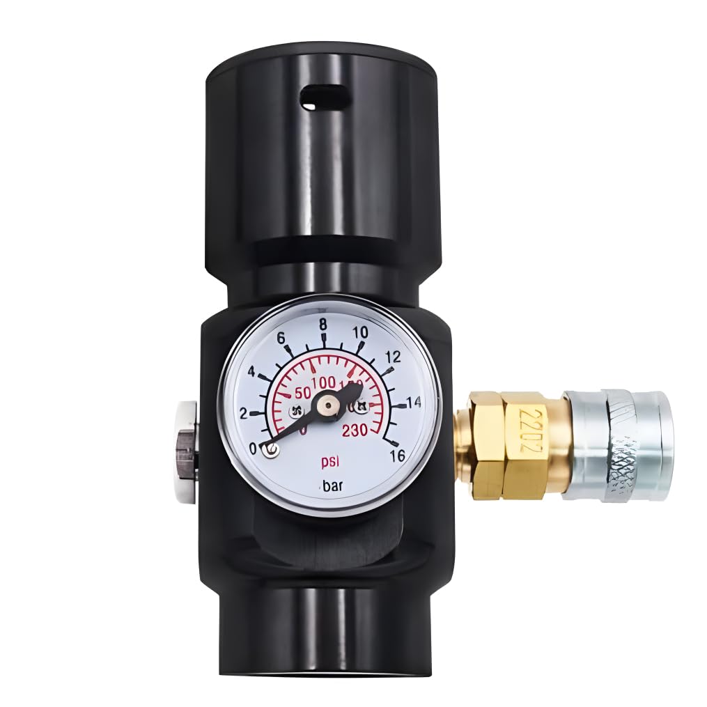 VaVoger Upgrade Paintball Co2 Pressure Regulator Mini Sef Super Fast Refresh HPA Lower Pressure Regulator (Regulator)