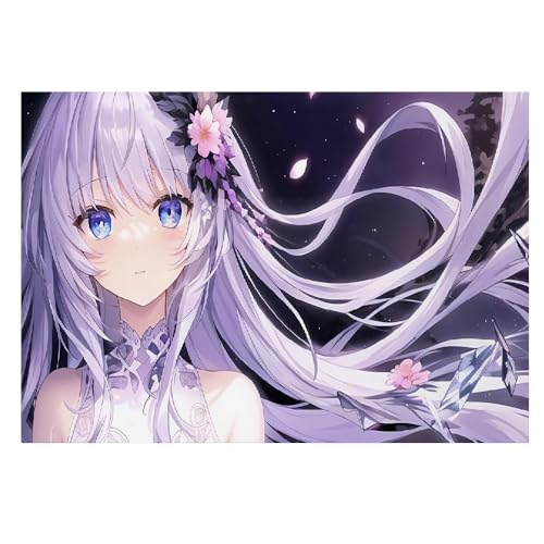 Póster de anime para decoración del hogar infantil con lienzo de niña de dibujos animados