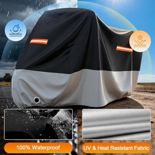 Couverture de moto pour Yamaha SR 400 bâche extérieure imperméable - 3