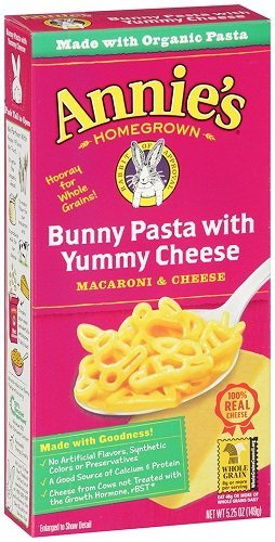 Annies Homegrown MAC & CHS Bunny, 6 OZ