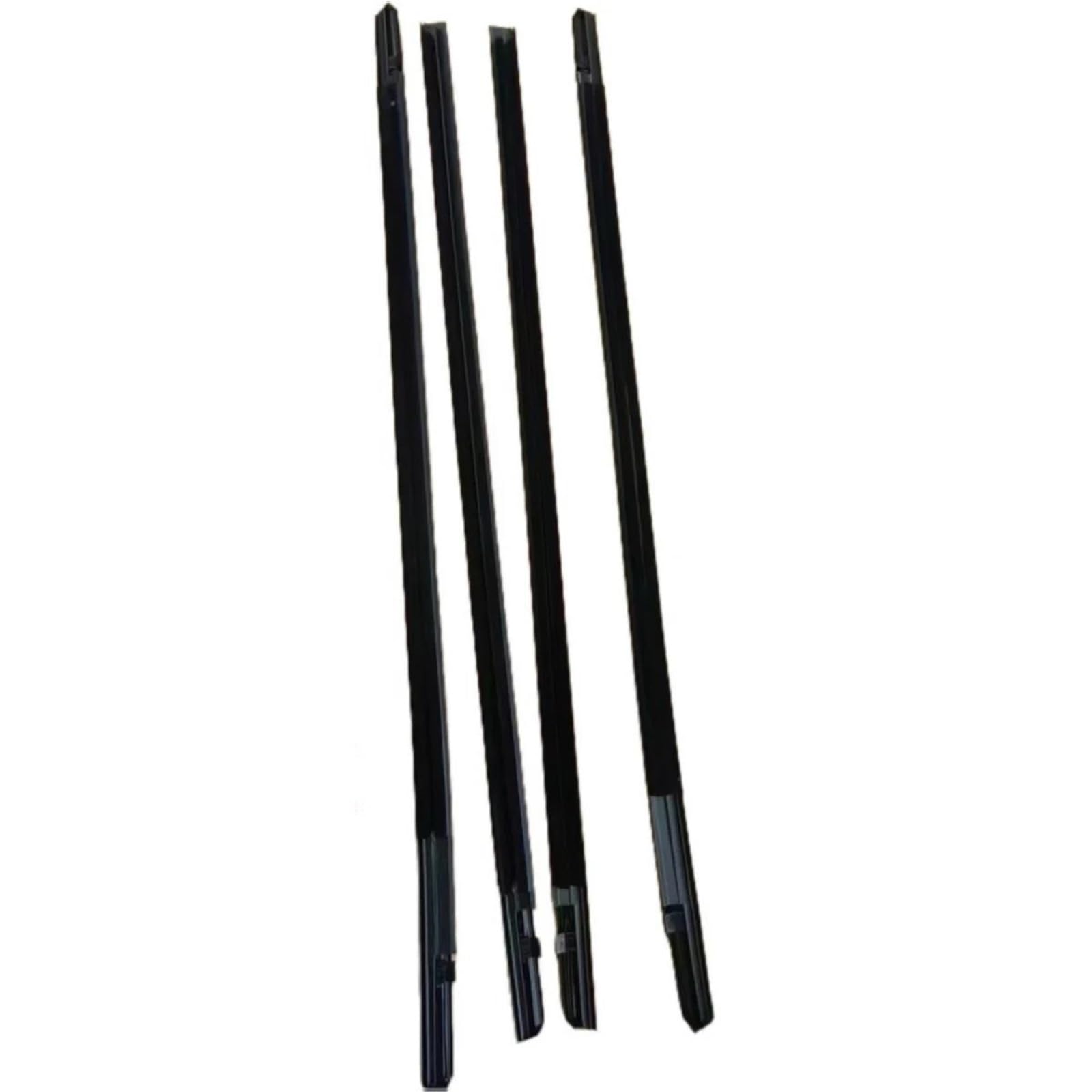 Trfbd Black 4Pcs Car Window Weatherstrip For Civic 2016-2019 2450-Tba-A01 72410-Tba-A01 72950-Tba-A01 72910-Tba-A01 Rubber(Black)