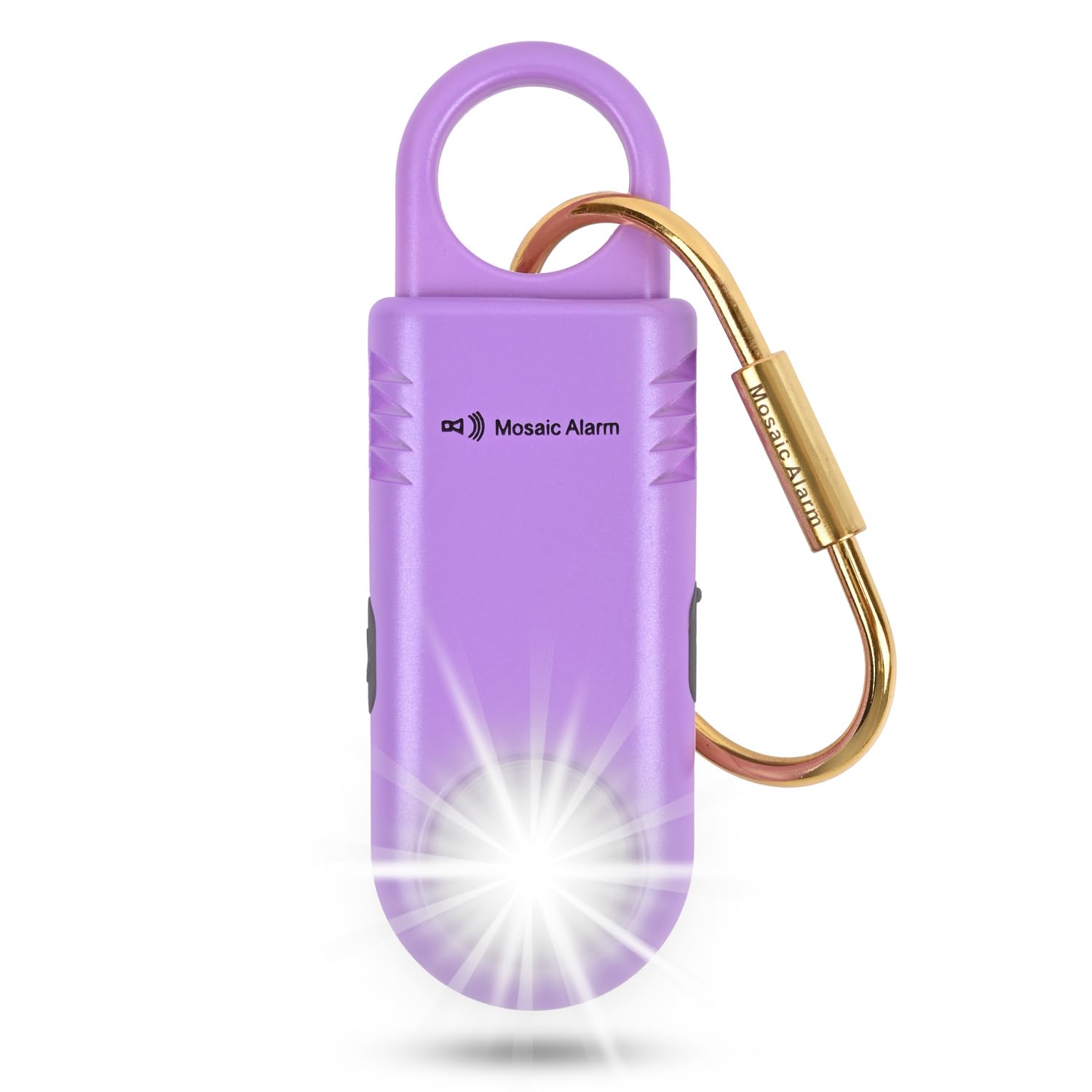 Rechargeable 135dB Personal Alarm - Ultra Bright Flashlight &amp; Strobe Light