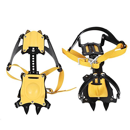 Dilwe 10本爪アイゼン 滑り止めスパイク