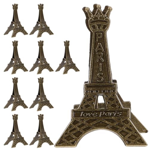 OFFSCH 10Pcs Eiffel Tower Table Number Holders Memo Clips for Weddings Parties and Events Sturdy Photo Display Stands Versatile Place Card Holders