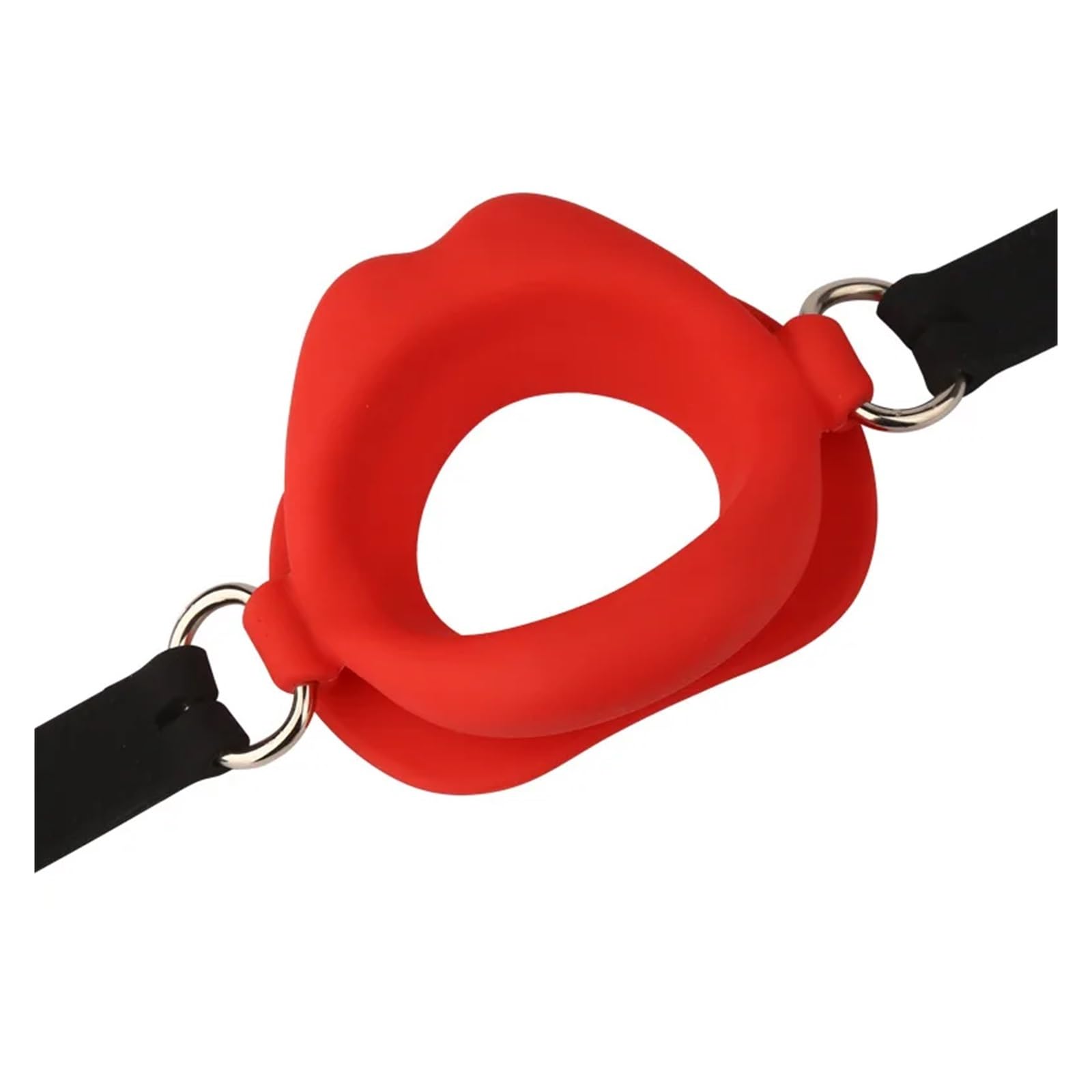 Gag En Silicone Ouvert Avec Anneau (O-Ring) Pour Jeu BDSM - Retenue De Bouche - Neuf