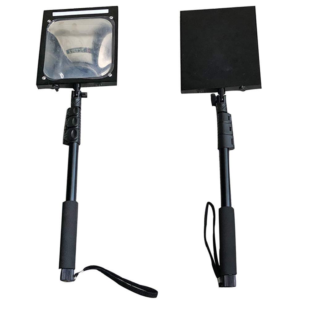 Espejo de inspección de Bajos de vehículos Home Care con luz LED, Espejo de inspección de Bajos de carrocería, Mango retráctil Ajustable, Recargable, acrílico de Alta definición,