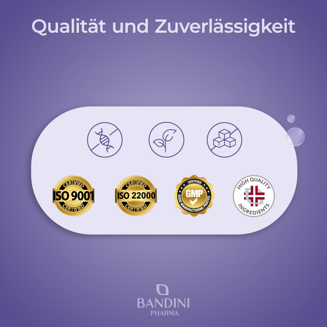 Bandini® Alpha-Liponsäure (Alpha Lipoic Acid) 650 mg Depot | 120 hochdosierte vegane Kapseln | Natürliches Antioxidans | Hohe Bioverfügbarkeit | Hilft bei Entzündungen | 4 Monats-Vorrat | Laborgeprüft