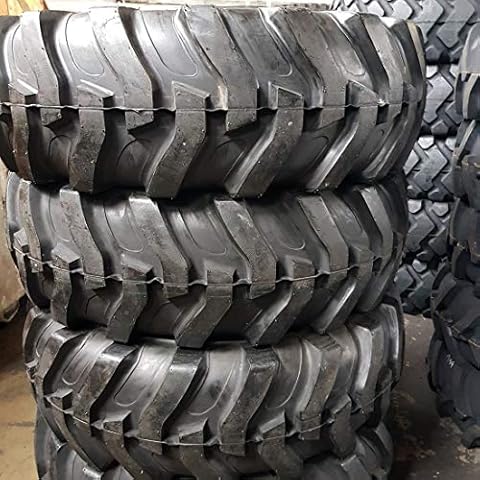 (2-Tires) 16.9-24 12PR R4 Rear Backhoe Industrial Tractor Tires 16.9x24 16924 TL-Tubeless. Cover