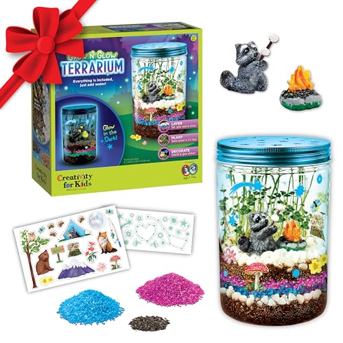 image for Creativity for Kids Grow 'N Glow Terrarium Kit - Educational Science K