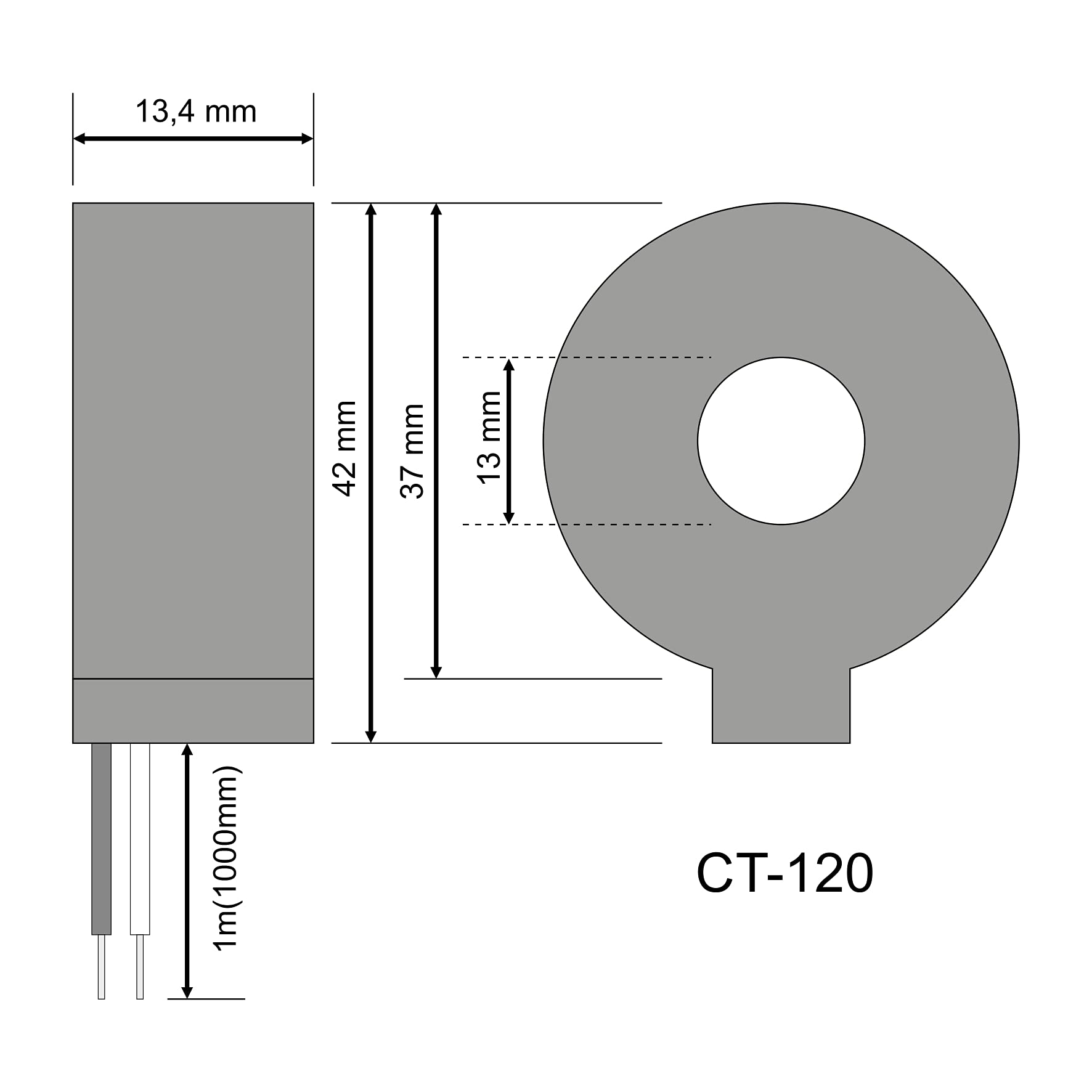 Nwp Em-100D Nw Miernik, Czarny, 9,7 x 9,7 x 5,2 cm