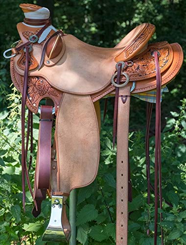 QMYBROW Western Horse - Cinghia per sella posteriore in billetta, 4,4 x QMYBROW Western Horse - Cinghia per sella posteriore in billetta, 4,4 x