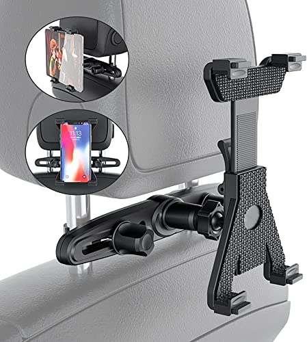 Pldhpro Tablet Holder For Car Back Seat Headrest Mount Cradle Adjustable Stand 360° Rotation Compatible With Ipad Air Ipad Mini Samsung Huawei And All 7"-10.5" Tablets2 #TOP23