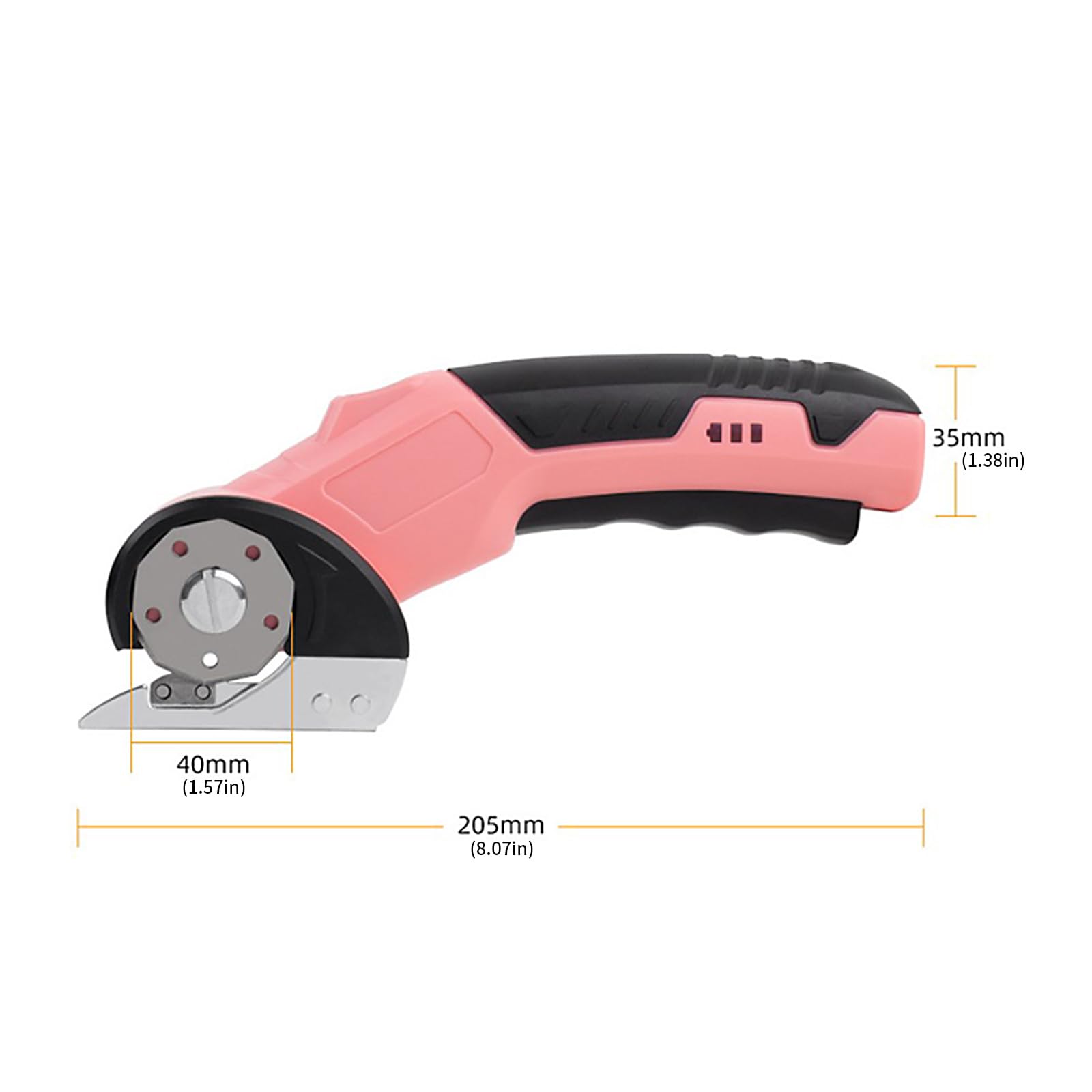 Tijeras eléctricas multiusos para tela con 205 mm, A