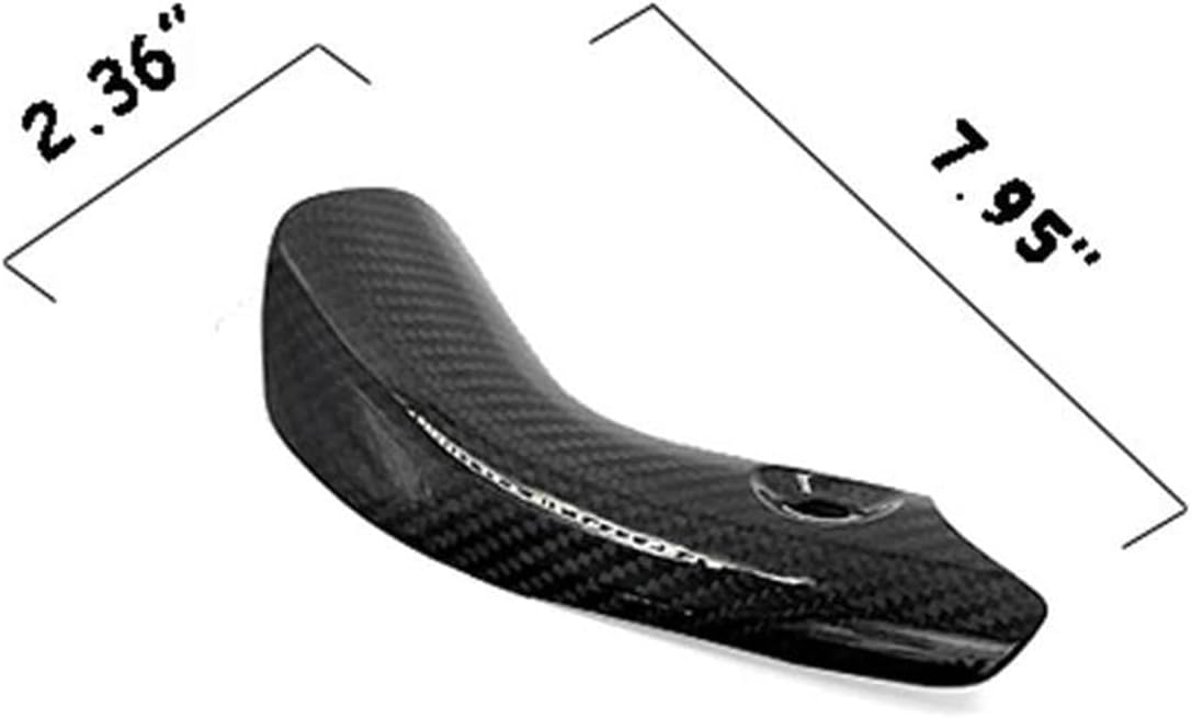 Heat Shield for HON&da X-ADV 750 Adv750 Motorcycle Exhaust Central Connection Pipe in Carbon Fiber Heat Shield Protection Anti-Burn Protection,Type A