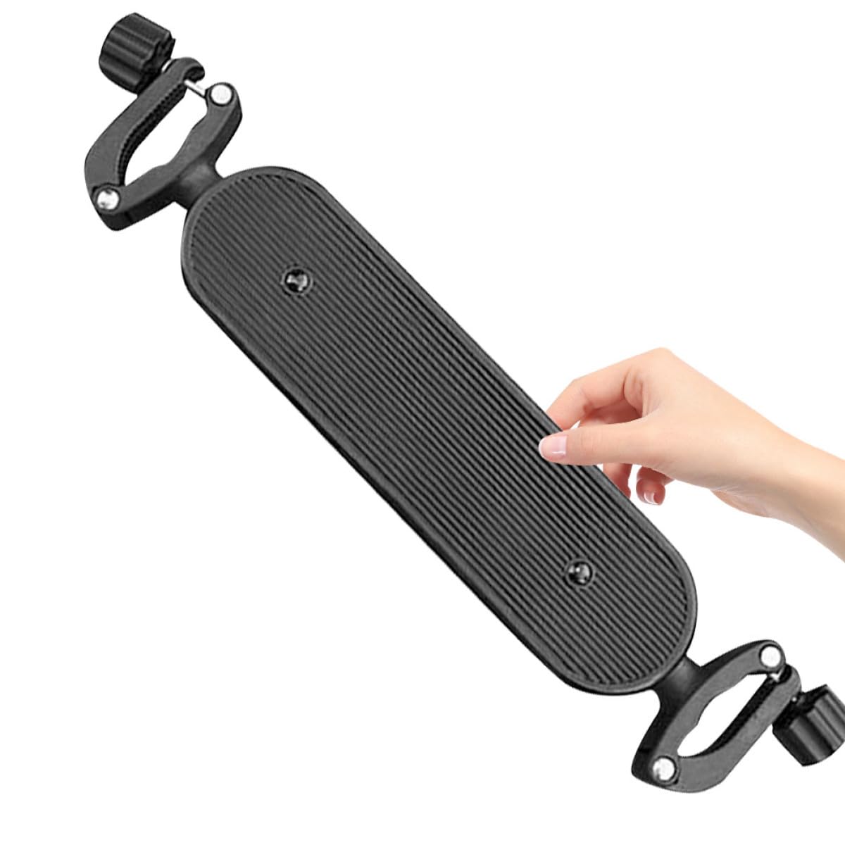 Artibetter Repose-Pieds de Poussette Réglable 35 à 43cm en Plastique Noir