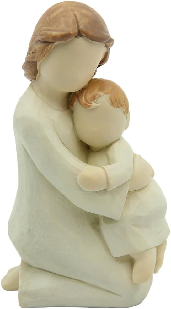 Mother and Son Figurine, a Great Gift for Mother Day (4.73 inches high,Son of My Heart)