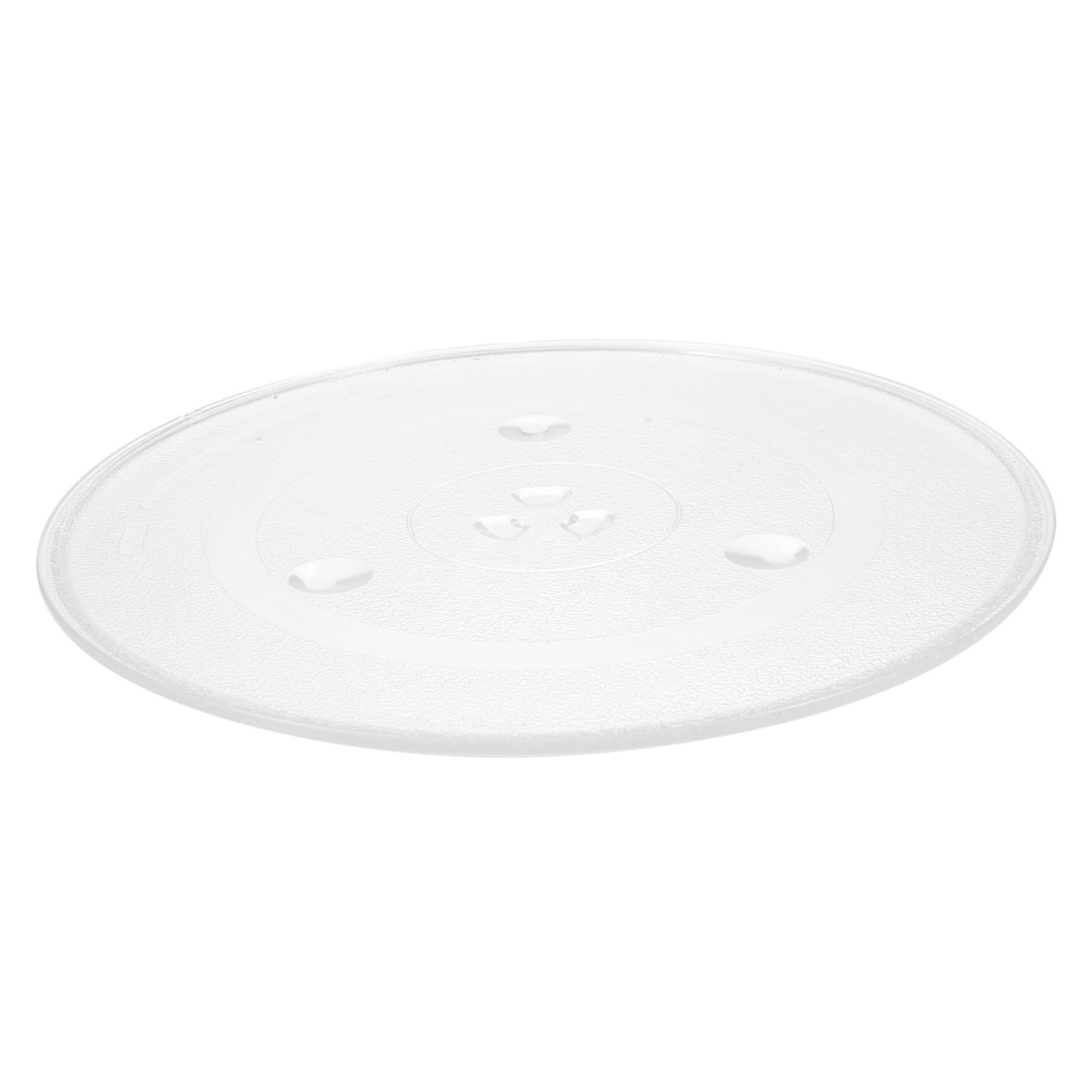KICHOUSE Glass Tray Plate Turntable Cooking Replacement for Kitchen Microwave Transparent