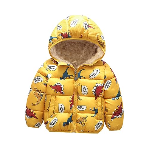 Veste d'hiver gonflée pour enfants : manteau de coton chaud et zippé pour petite fille