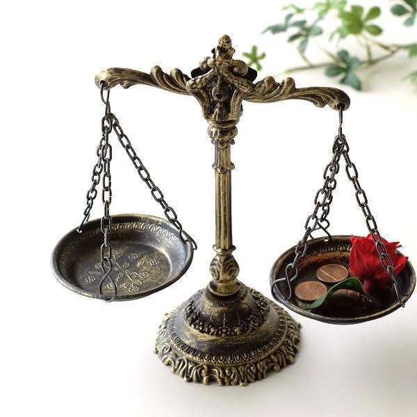 アンティーク 天秤 *オニキス製 ホワイトの重厚な作り* アンティーク 天秤 *オニキス製 ホワイトの重厚な作り*