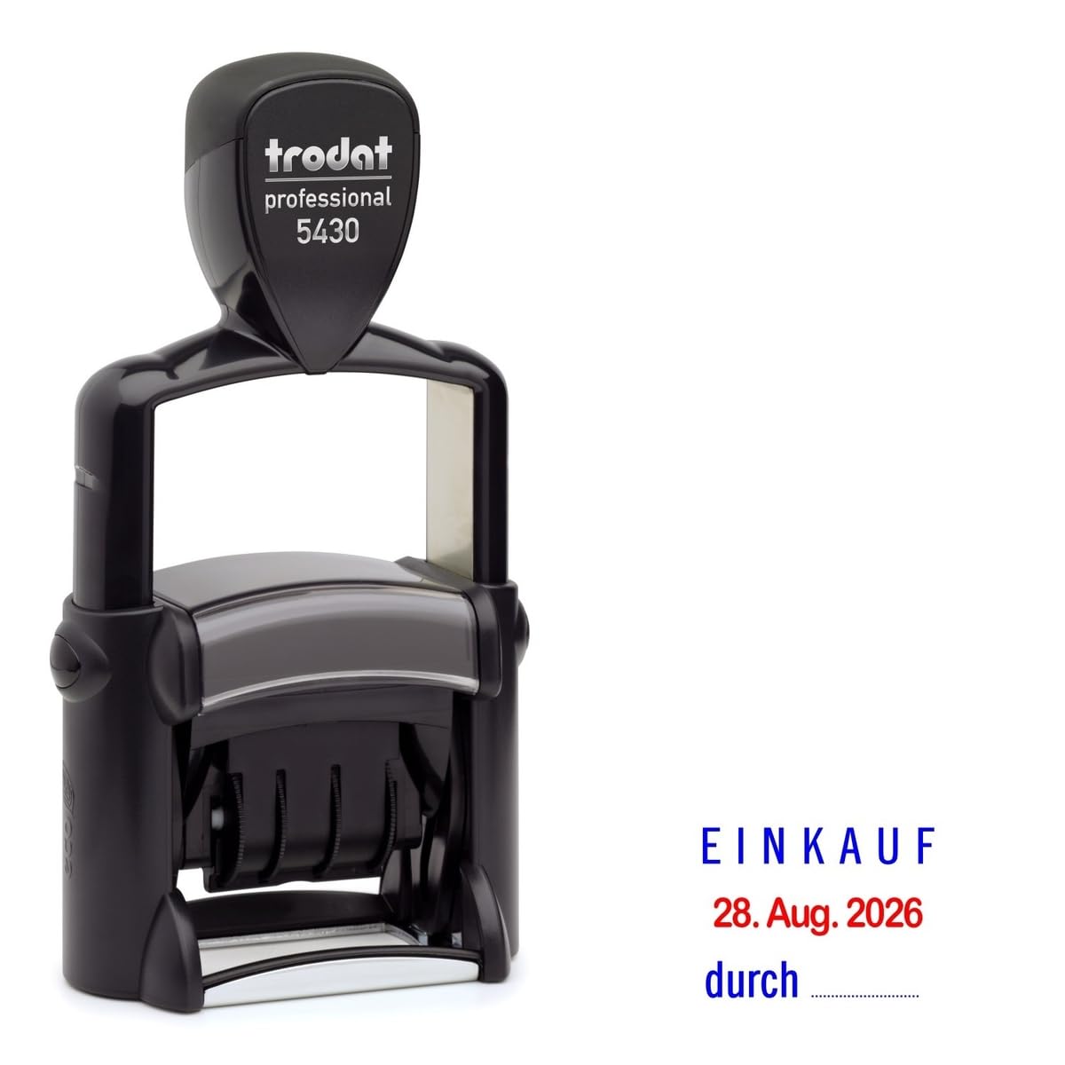 Trodat Professional 5430 Tampon dateur 2 couleurs (bleu/rouge) Personnalisable E I N K A U F