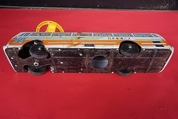 Amazon.co.jp: ◎ ICHIKO イチコー ブリキ玩具 イチコーのバス 日本