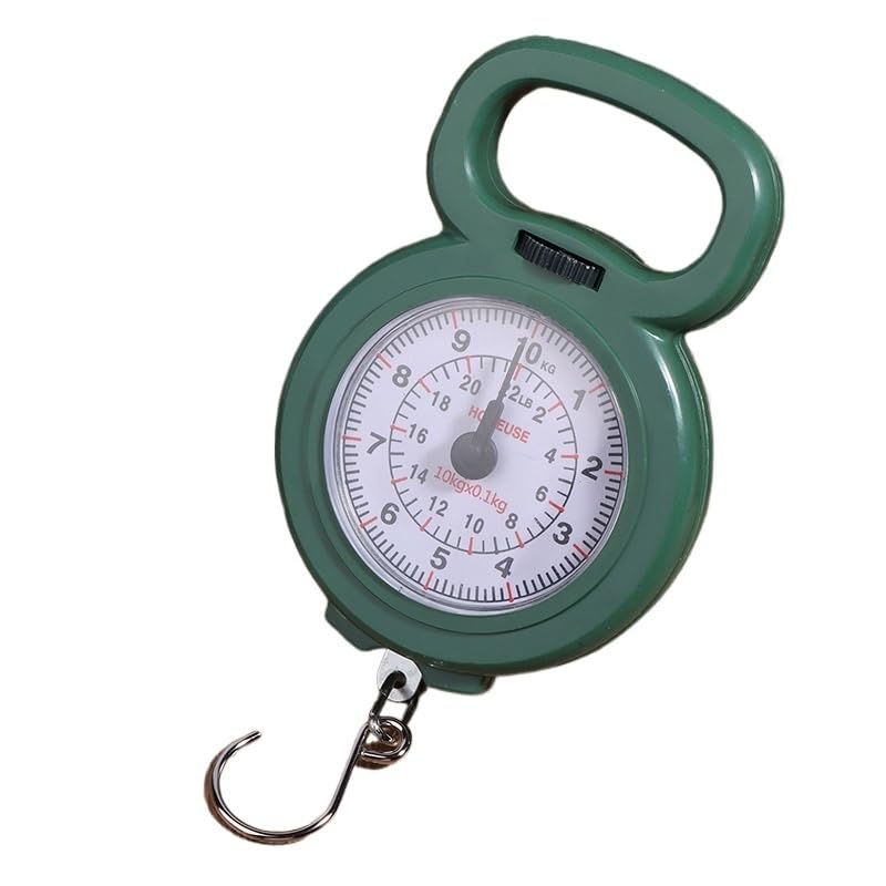 Mini Pointers Hook Spring Hanging Scale Portable Fishing Scale 10kg Capacity Food Digital Scale Luggage Scale Weighing Scales