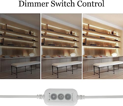 5V Led Strip 4.9Ft-480Leds Dimmable Usb Strip Lights 4000K White Led Strip Lights Cri85+, Flexible Cob Usb Light And Cuttable Led Strips For Tv Backlight, Bedroom, Cabinet, Kitchen, Diy Lighting #TOP2