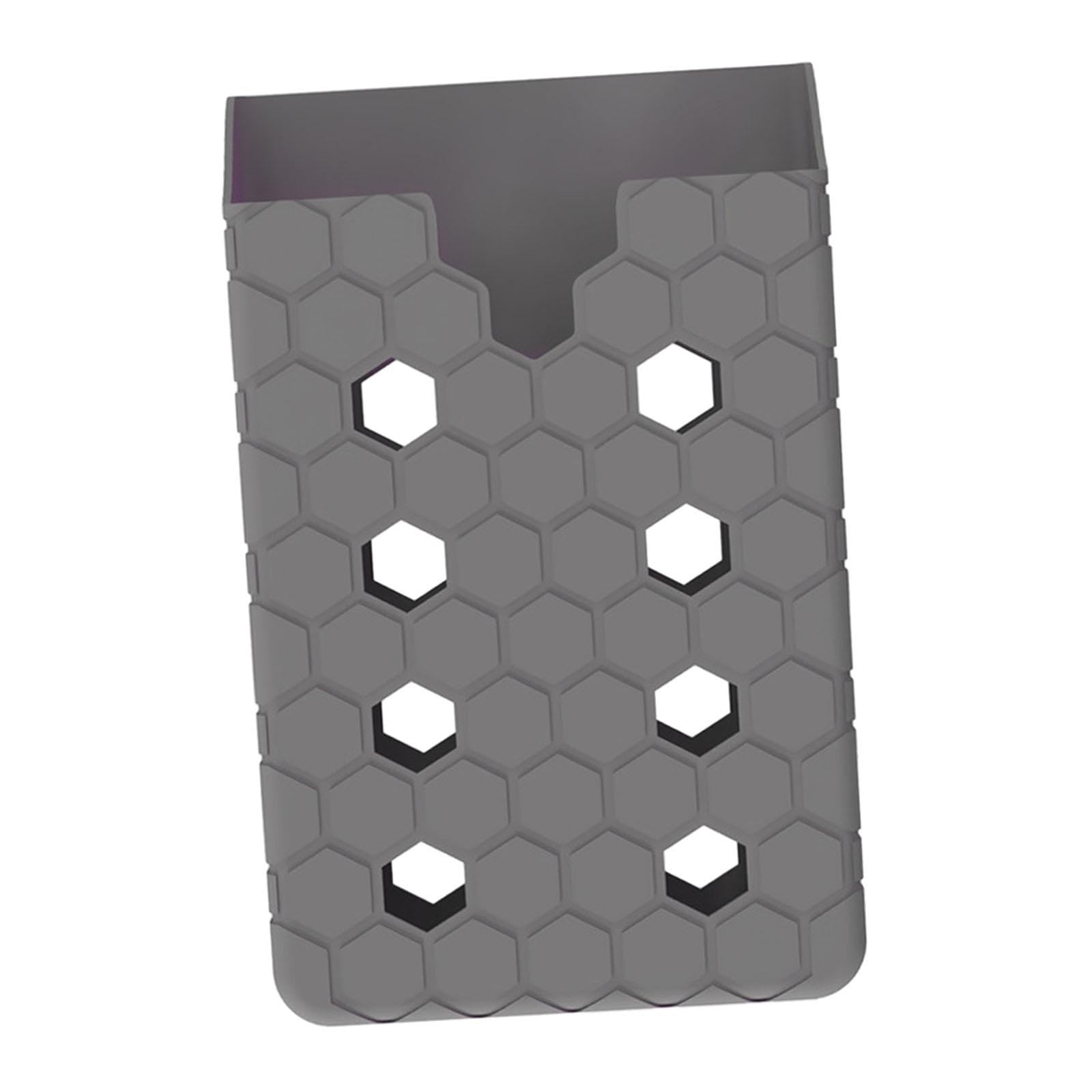 NIVAA Phone Card Holder Silicone Pouch for ID Card All Mobile Phones Drivers Gray-image-6