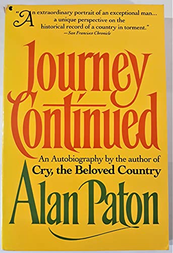 Journey Continued: An Autobiography 0020359551 Book Cover