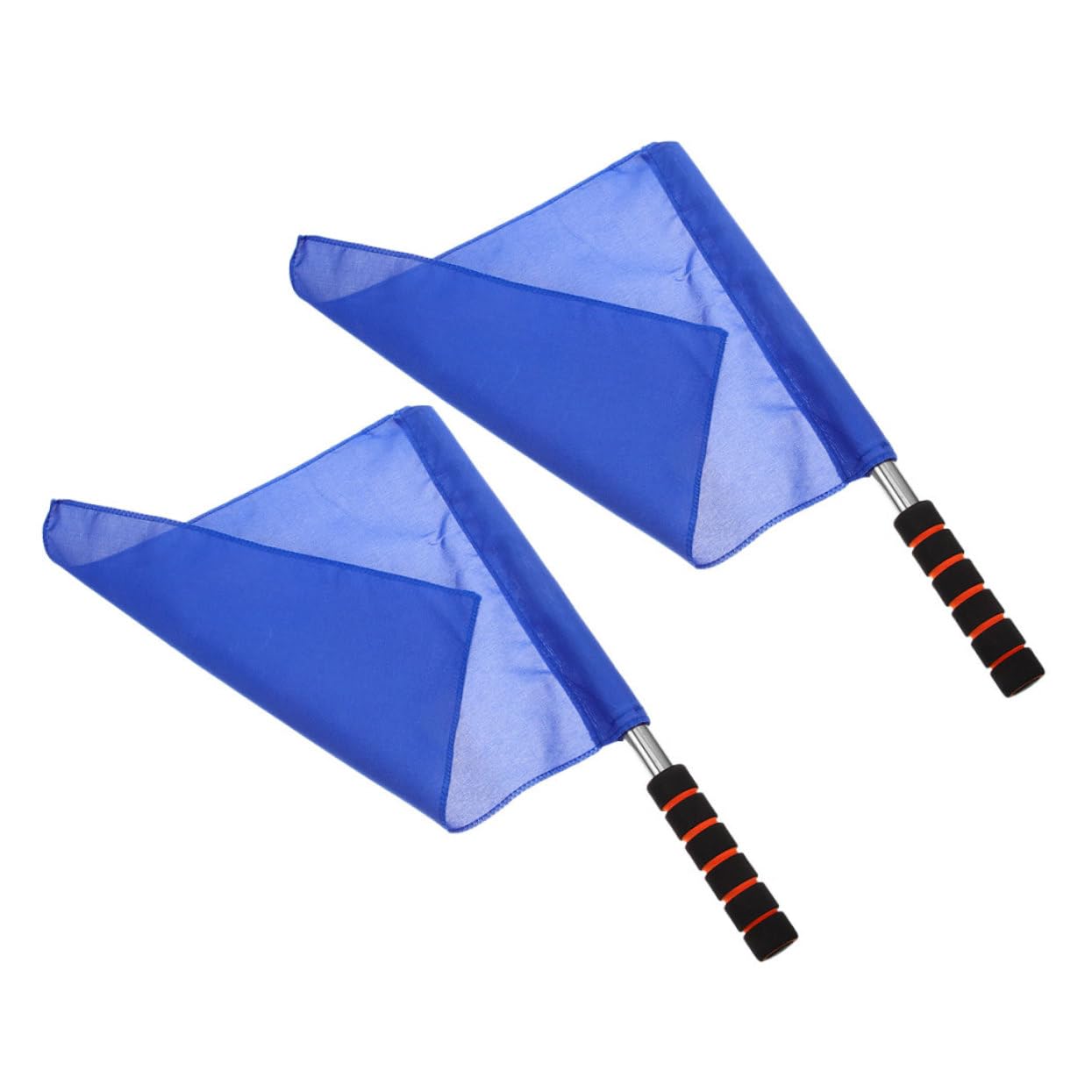 Gogogmee 2Pcs Hand Flags Lightweight Portable Referee Flags for Sports Training and Durable Design for Use Soccer Volleyball and Athletic Events