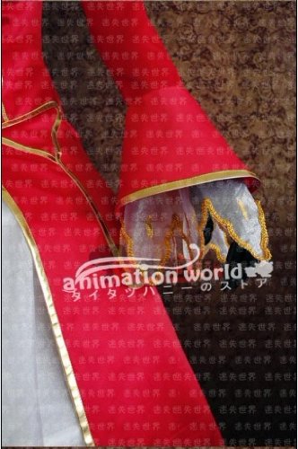 DK1760 コスプレ衣装♪ Fate/Zero、fate/stay night セイバー（Saber）戦斗装 赤 コスチューム、コスプレ Amazon.co.jp: コスプレ衣装♪ Fate/Zero、fate/stay night セイバー