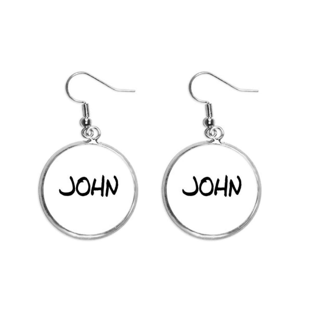 Pendiente de plata John de joyería personalizada con cerámica para hombre 5