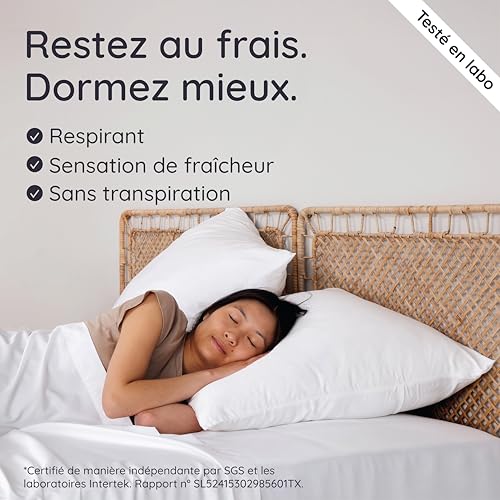 Drap en bambou frais et respirant Bambaw pour des nuits d'été fraîches