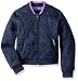 Limited Too Girls' Too Heart Quilt Fleece Bomber