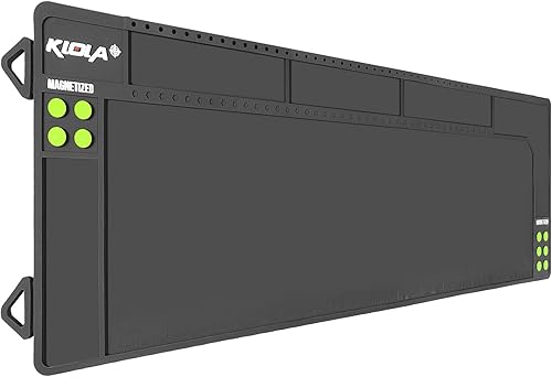 Klola Alfombrilla de limpieza de pistola de rifle grande, alfombrillas magnéticas de limpieza para todas las armas, alfombrilla antideslizante para