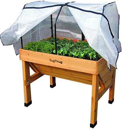 VegTrug Small Wall Hugger Greenhouse Frame and PE Cover