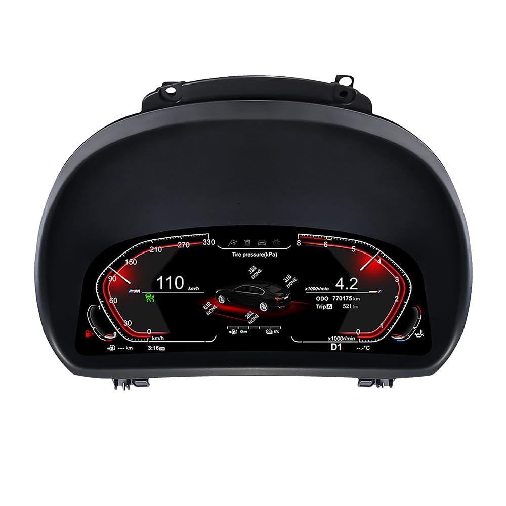LCD Dashboard Paneel for BMW X1 E84 2006-2015 Years Car Digitale Cluster Instrument Display Speedometer Screen, 12.3 Inch Digital Gauge Cluster Virtual Cockpit