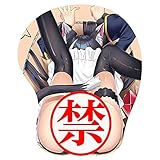 Maiitmor アニメマウスパッド3Dマウスパッド おっぱいマウスパッドセクシーマウスパッド (H) 26x21.8 cm シリコン ポリウレタン (PU) ゲーミング