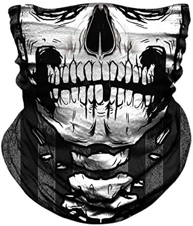 Seamless Neck Gaiter Shield Scarf Bandana Face Mask Seamless UV Protection for Motorcycle Cycling Riding Running Headbands